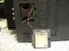 Underneath view showing battery holder access for (optional) RAM memory uni