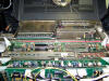  Close-up of internal boards - AF unit has been elevated slightly by releasing plastic clips on each side and then lifting.  This is required to fit optional filters.